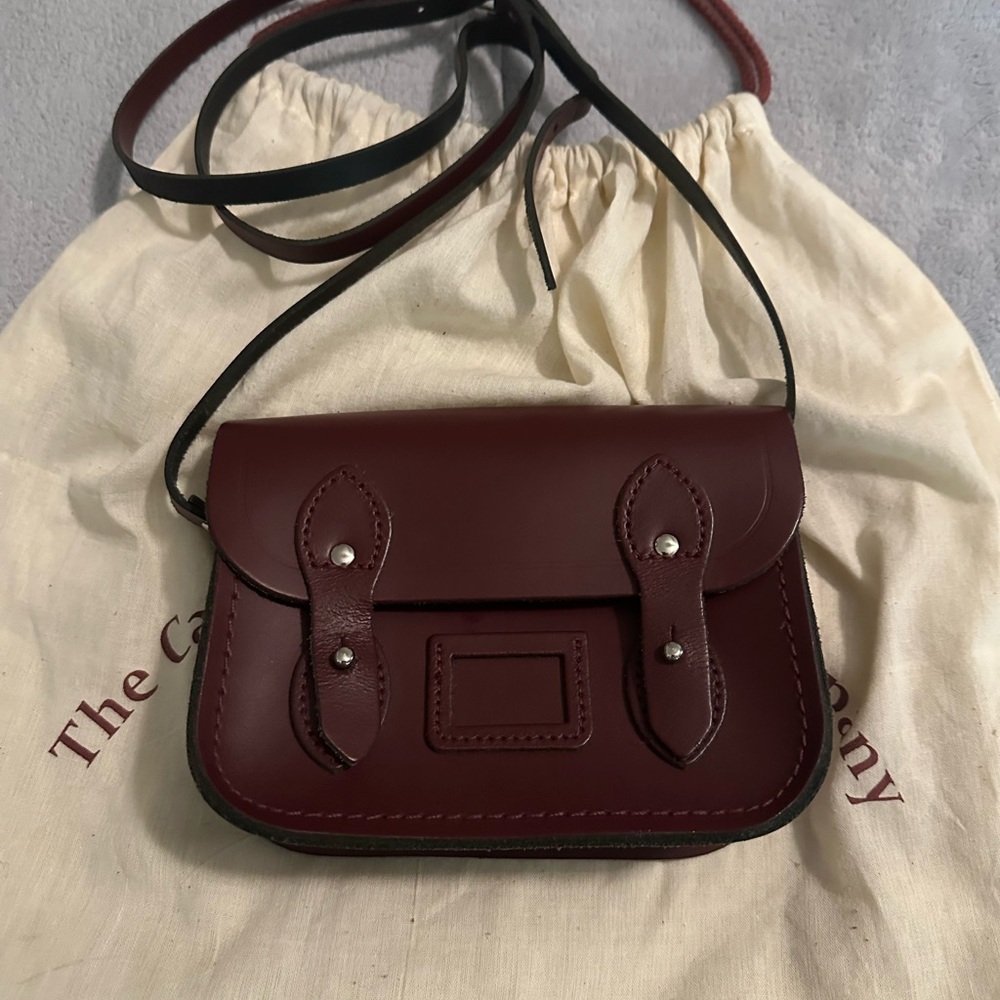 The Cambridge Satchel Company Burgundy Leather (Micro) Satchel